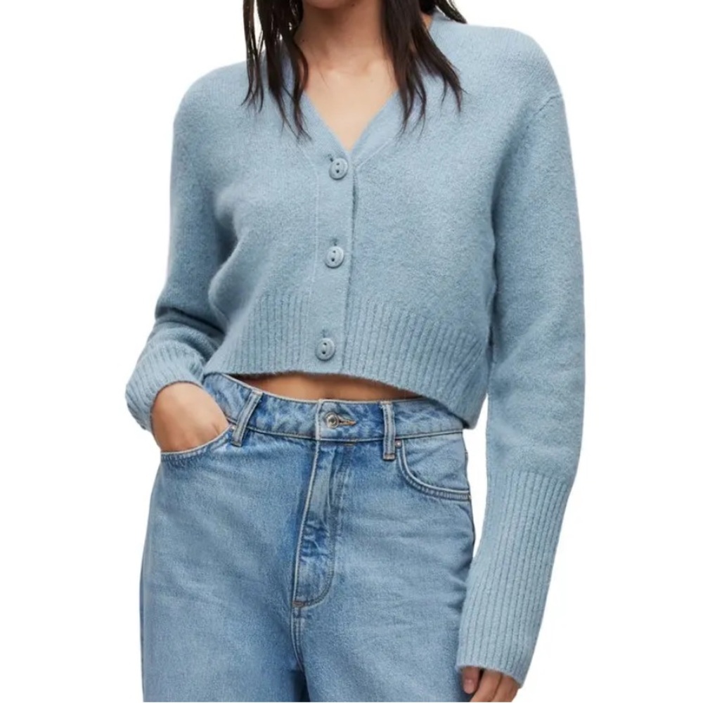 ALL SAINTS WICK CROP CARDIGAN